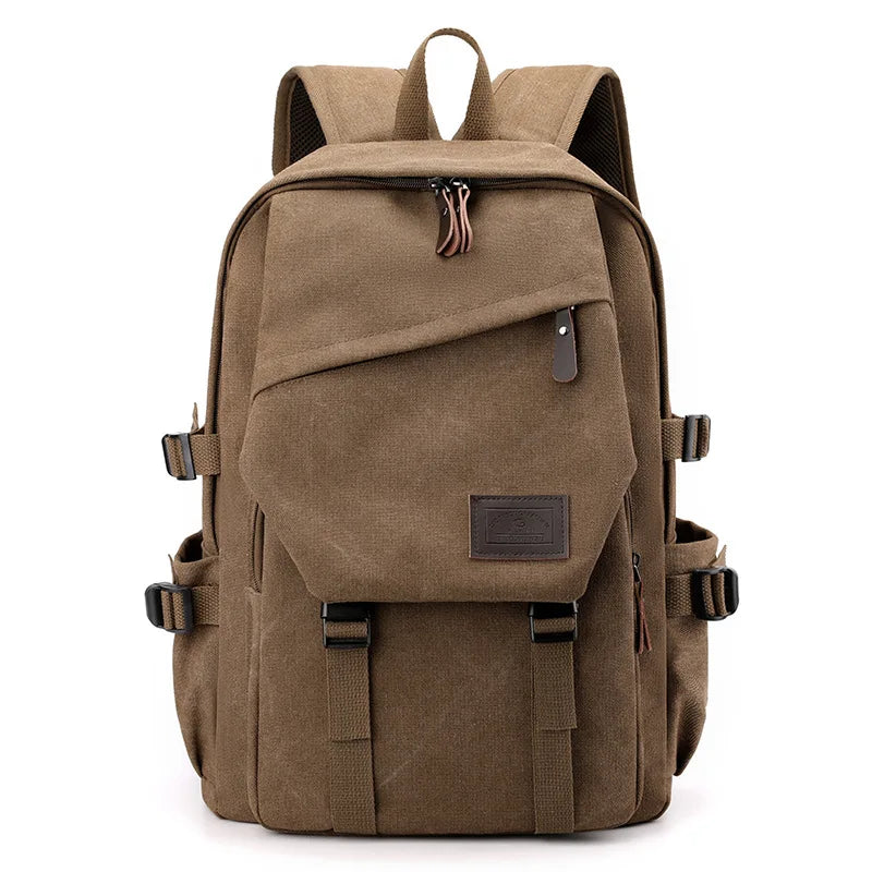 Mochila de Lona Masculina Escolar Oxford