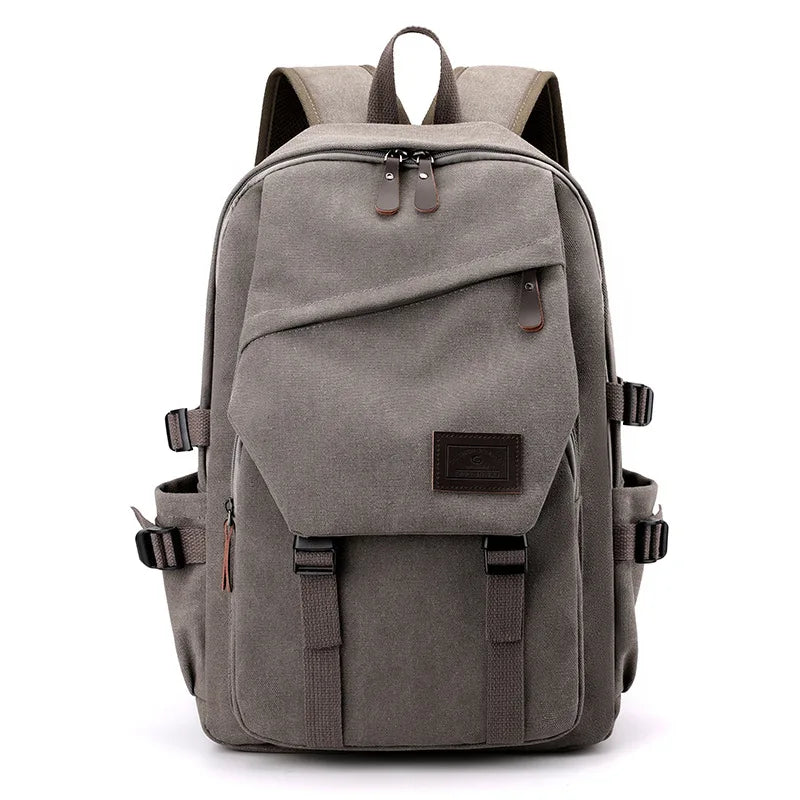 Mochila de Lona Masculina Escolar Oxford