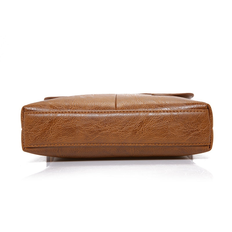 Bolsa Masculina de Couro Jeep Transversal + Carteira de Couro