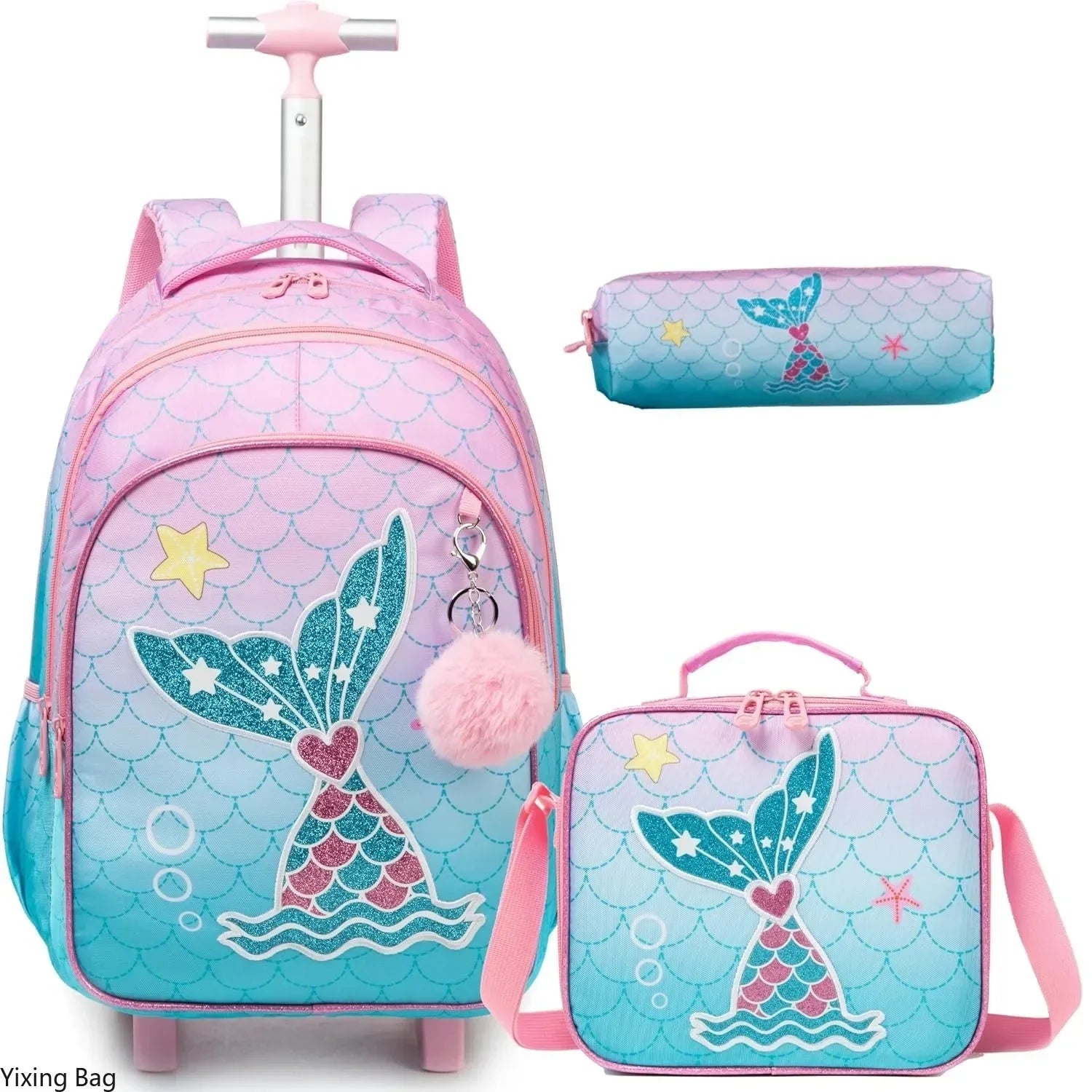 Mochila Escolar Feminina Estampa Coração 9