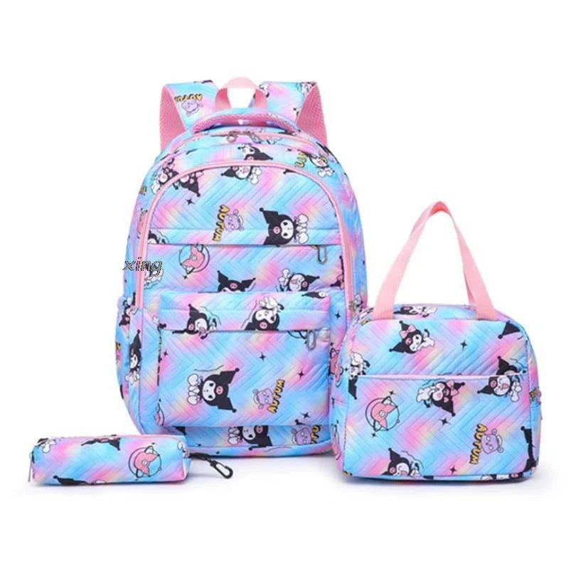 Mochila Escolar Feminina Estampada Completa 8