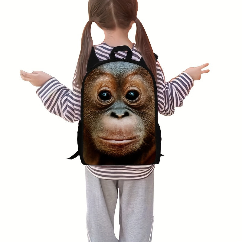 Mochila Escolar Macaco - Mochila, Lancheira e Estojo 4