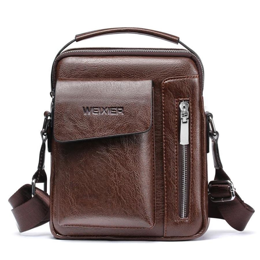 Bolsa Transversal de Couro Masculina - CrossPack