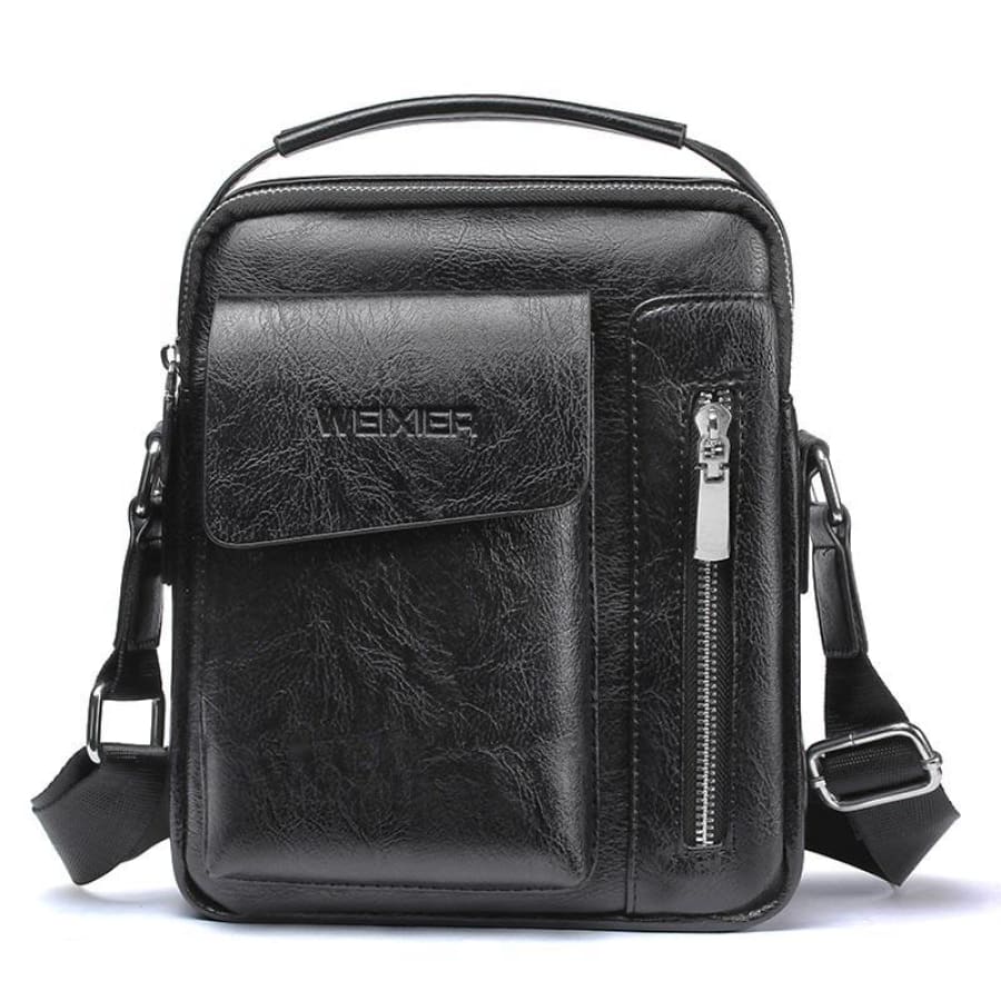 Bolsa Transversal de Couro Masculina - CrossPack