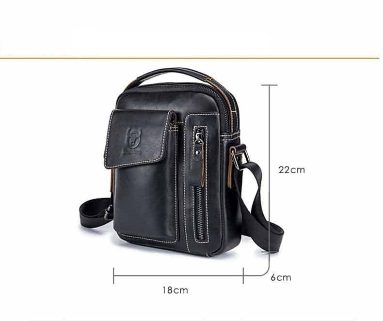 Bolsa de Couro Masculina Bull Pro