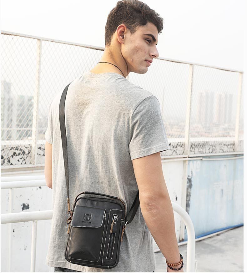 Bolsa de Couro Masculina Bull Pro