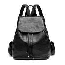 Mochila Feminina de Couro Anti-Furto Lauren