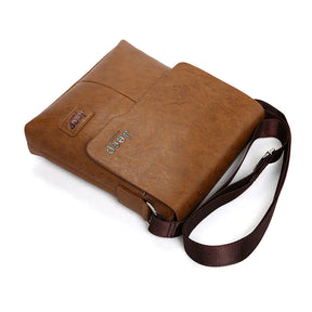 Bolsa Masculina de Couro Jeep Transversal + Carteira de Couro