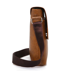 Bolsa Masculina de Couro Jeep Transversal + Carteira de Couro