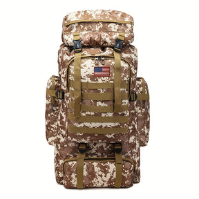Mochila Tática Impermeável 80L Acampamento 5