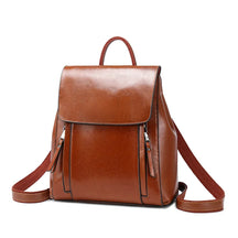 Mochila Feminina de Couro Legítimo BelaMujer