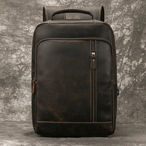 Mochila de Couro Legitimo Dallas Notebook 15.6