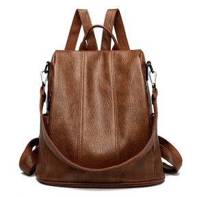 Mochila Feminina de Couro com Alça Lauren