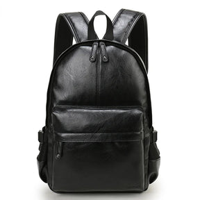 Mochila de Couro Compacta