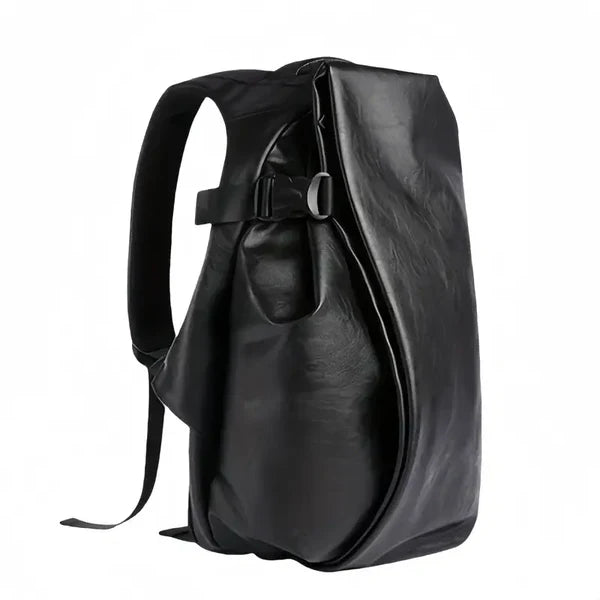 Mochila de Viagem em Couro com Porta USB