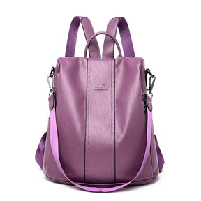 Mochila Feminina de Couro - Amélie