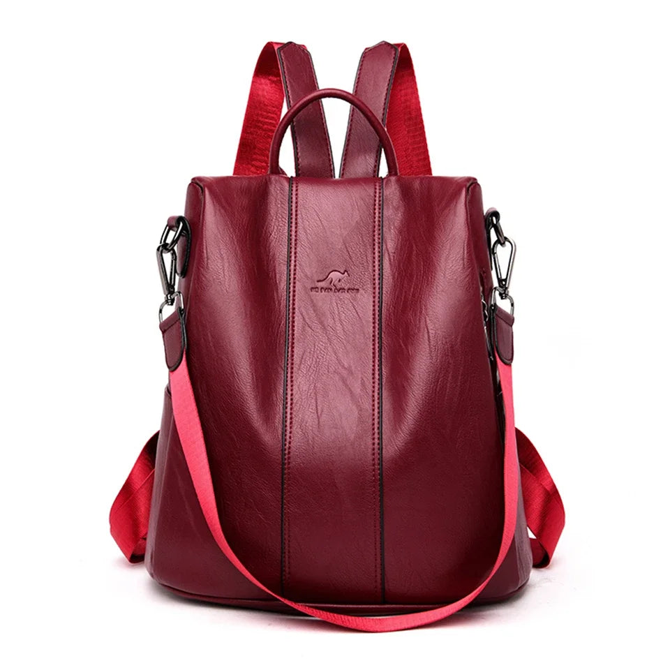 Mochila Feminina de Couro - Amélie