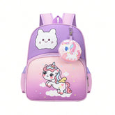 Mochila Escolar Infantil Feminina - Unicórnio