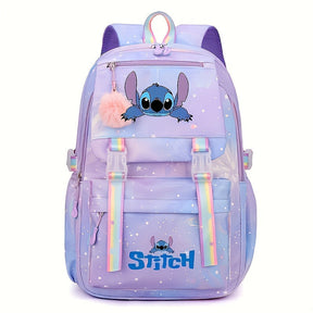 Mochila Escolar Feminina Stitch