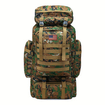 Mochila Tática Impermeável 80L para Acampamento